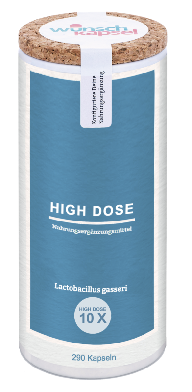 Hochdosierter Lactobacillus gasseri mit 1000% der Normaldosis